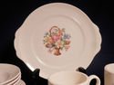 Salem China Basket Petit Point 15 Piece Child Dess