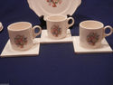 Salem China Basket Petit Point 15 Piece Child Dess