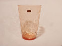 Fostoria 8” Amber Optic Loop 4100 Vase with Orig