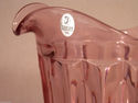 Fenton Pitcher Madras Pink 12 Panel with Original 