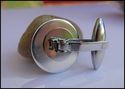 Big Lebowski Dude Abides Cuff links silver plated 