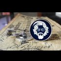 Big Lebowski Dude Abides Cuff links silver plated 