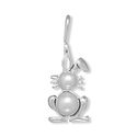 Cultured Freshwater pearl Easter Bunny Pendant