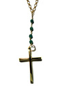Green Jade Rosary Necklace