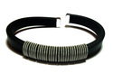 Men's Rubber Cuff Bracelet