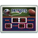 New England Patriots Scoreboard Wall Clock With Th
