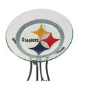 Pittsburgh Steelers Glass Bird Bath 