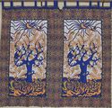 Cotton Door Indian Curtains Tree of Life Block Pri