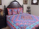 5p Decorative Aari Embroidered Bedding Coverlet Du