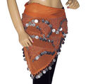 Coin Wrap Hip Scarf Belly Dancer Costume Clothing 