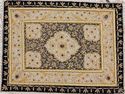 Handmade Precious Jewel Carpet Zardozi Kashmir Rug