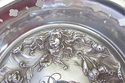 Antique Sterling Silver Repousse Art Nouveau deep 