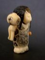 Vintage Japanese Netsuke-360 Degree Head Rolling S