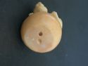 Japanese  netsuke - DeLuxe RABBIT on Round Fruit(P