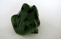  Handpainted German Grafethal Green FROG with Red 