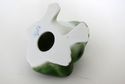  Handpainted German Grafethal Green FROG with Red 