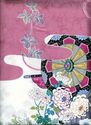 Genuine Japanese Pink Lady Kimono- Flower Cart 400