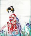 Genuine Japanese Pink Lady Kimono-Maiko Girl 039