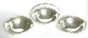 English Sterling Silver set -3 Condiment Bowl 11.3