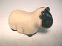  Handblown English Langham Black face sheep/lamb r