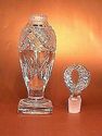 German tall Lead Crystal  Perfume Bottle,Mint #410