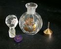 German  Handcut Lead Crystal  Perfume Bottle,Mint 