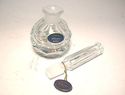 German/French Lead CRYSTAL PERFUME bottle ,Mint !