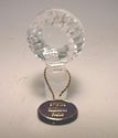 German/French Lead CRYSTAL PERFUME bottle ,Mint !