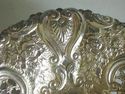 English Sterling Silver Repousse Open Work Bowl 10