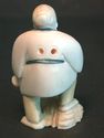 Japanese netsuke - Axeman in kimono has Axe,signed