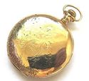 Antique Deuber 14K Gold filled Pocket Watch 12S,17