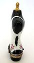  French  Limoge Porcelain Box-Black  Mannequin Whi