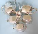Sterling Silver TIFFANY 5 Piece Set-Coffee Pot,Tea