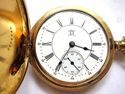 Antique Deuber 14K Gold filled Pocket Watch 12S,17