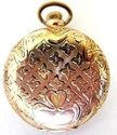 14K Solid Gold  Pocket Watch Hunter Case,S0,14.4 g