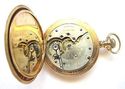 Antique Deuber 14K Gold filled Pocket Watch 12S,17