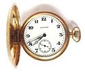 Antique 14K Solid Gold Waltham Pocket Watch,Hunter