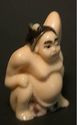 Japanese  netsuke -Sumo Wrestler Ready for Combat,