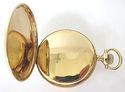 14K Solid Gold WALTHAM  Pocket Watch S16,17J,Hunte