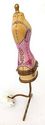  French  Limoge Porcelain Box- Mannequin Pink Lace