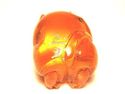Japanese amber netsuke-Little Mouse Bites Its Tail