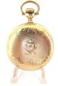 14K Solid Gold WALTHAM  Pocket Watch S16,17J,Hunte