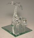 Islamic Crystal glass -CAMEL Under Palm Tree,has b