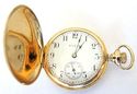 14K Solid Gold ELGIN  Lady Pocket Watch,Hunter Cas