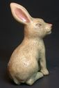 Japanese  netsuke - Large Grey Jack Rabbit,Long pe