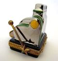 Genuine French  Limoge Porcelain Box-1 ARM BANDIT 