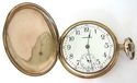 10K Gold filled WALTHAM  Pocket Watch,S16,7J,Hunte