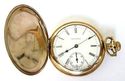 10K Goldfill  Waltham Pocket Watch,Hunter Case,S16