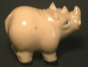 Japanese  netsuke -A Baby Rhino Loves to Eat