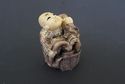Japanese netsuke - Fisherman Caught FISTFUL OF OCT